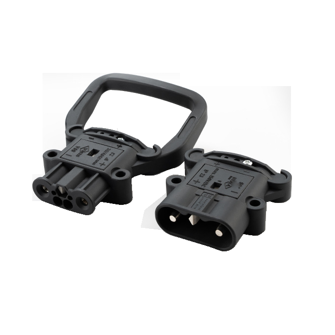 1 Pair 80A Forklift Charging Connector (Male+Female)